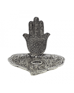 Incense Holder Hamsa Antique Finish