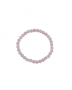 Rozen kwarts kralen armband 6 mm
