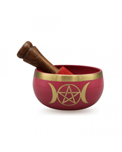 Singing bowl pink Moon 9 cm