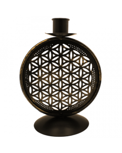 Candle Holder Flower of Life 6.5x5 cm