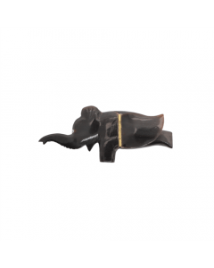 Artisanaal Os Hoorn doosje- olifant klein