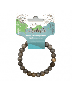 Labradoriet kralen armband 8 mm