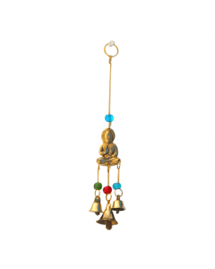 Hanging bells with Metal Buddha