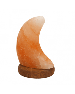 USB Himalaya Zoutlamp Halve Maan 1 kg