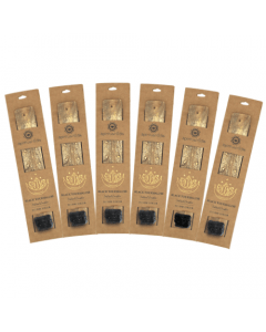 Incense Holder Black Tourmaline Set 6 pcs