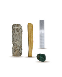 Energie reinigde smudge kit met Fluoriet
