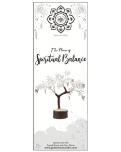 Gemstone Tree Crystal Quartz Spiritual Balance Small