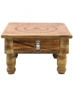Table With Drawer 7 Chakras & Pendulum Board Desing