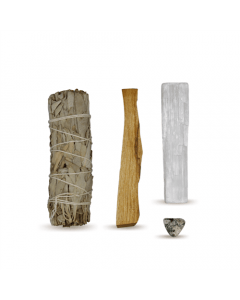 Energie reinigde smudge kit met Agaat 