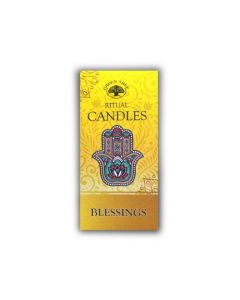 Green Tree Ritual Candles Blessing (10 pieces)