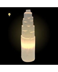 Selenite Lamp Base 30 cm