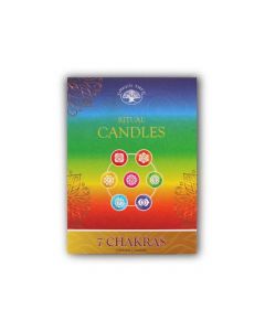 Green Tree Ritual Candles 7 Chakra (7 pieces)