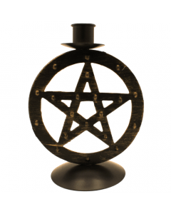 Candle Holder Pentagram 6.5x5 cm
