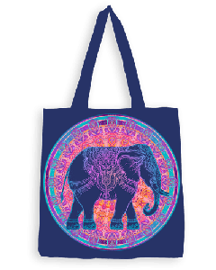 Oosters Tote Bag Olifant 36X40 cm