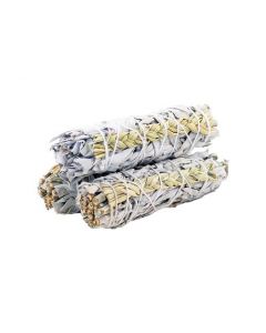 White Sage & Sweetgrass Smudge Stick 10cm