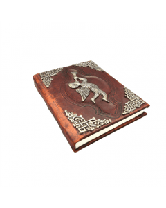 Leren Dagboek Met Engelen 15 x 10 cm