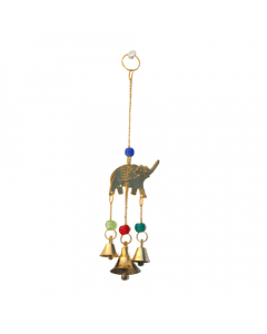 Hanging bells with Metal Elephant