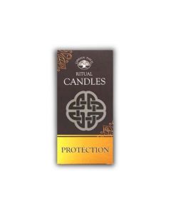 Green Tree Ritual Candles Protection (10 pieces)