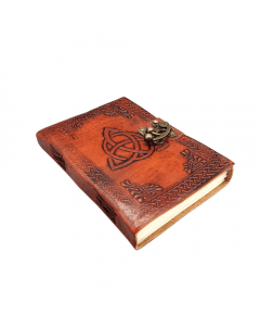 Leather embossed Celtic Design 18x12.5 cm