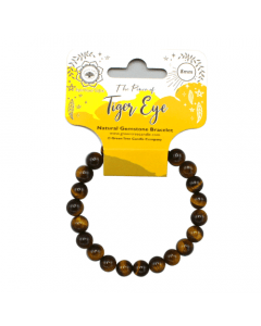 Tiger Eye Bead Bracelet 8 mm