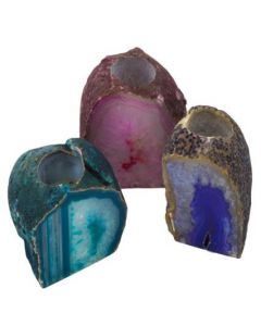 Tealight holder Brazilian Agate