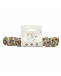 Purification White Sage Smudge Stick 15 cm with Label