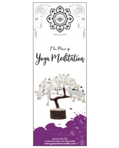 Edelsteenboom Kristal & Amethist Yoga Meditatie groot