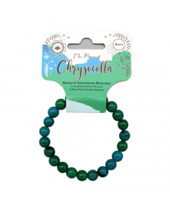 Chrysocolla kralen armband 8 mm