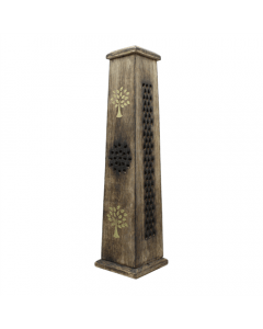 Green Tree Tower Incense Burner Tree of Life