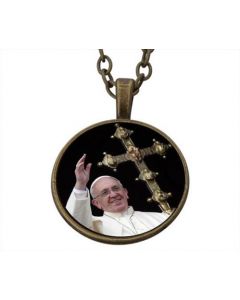 Lucky Pendant Pope Francisus  22mm