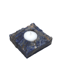 Sodalite Tealight Holder Handmade Bolivia