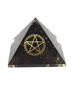 Orgoniet Piramide- Zwarte Toermalijn, Pentakel