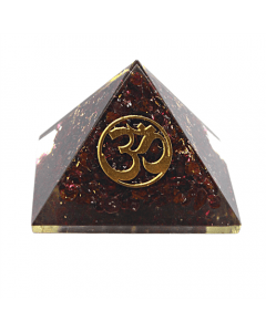 Orgoniet Piramide Granaat Ohm 5 cm