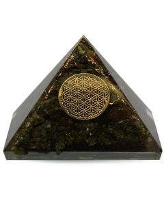 Orgoniet Piramide Epidoot Bloem des Levens 6 cm