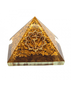 Orgoniet Piramide Solar Plexus Gele Jaspis 40 mm
