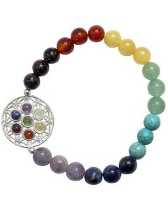 BRACELET CHAKRA-FLOWER OF LIFE
