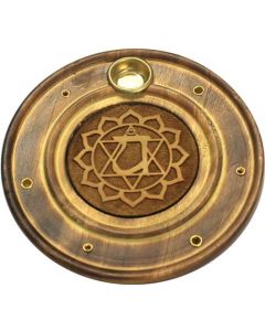 Ronde Hart Chakra Wierookhouder (10 cm)