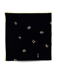 VELVET TABLE CLOTH-ZODIAC 32X32