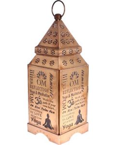 Lantaarn Om Goud Antiek 12 X 4,5 In
