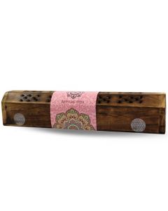 Green Tree Flower of Life Houten Doos Wierookbrander