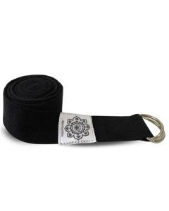 Yoga riem 270cm Zwart