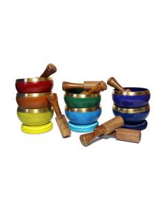 Klankschaal set 7 Chakras 10cm