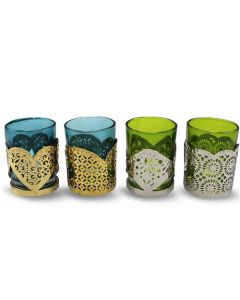 Goud / Zilver TheElicht Houder Set van 4