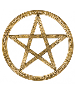 Messing Pentagram 20 Cm