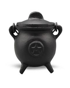 11cm Pentacle Cast Iron Cauldron
