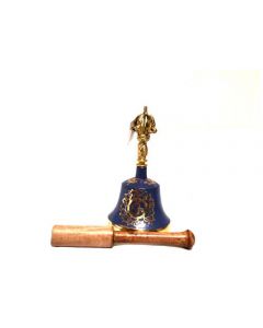 Dorji bell w/stick Crown Chakra (Purple)