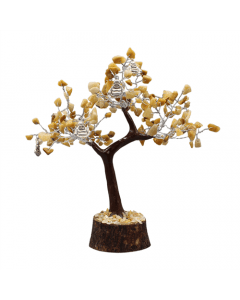 Edelsteenboom met Lachende Boeddha 160 Edelstenen - Reflecting