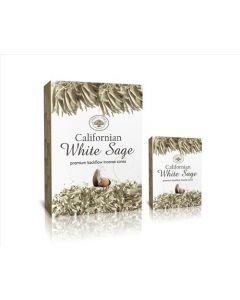 Green Tree California White Sage Incense Cones (set of 12)