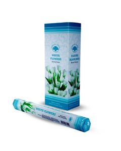 Green Tree White Flowers Incense