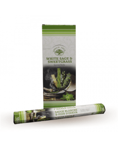 Green Tree witte salie en sweetGras wierook